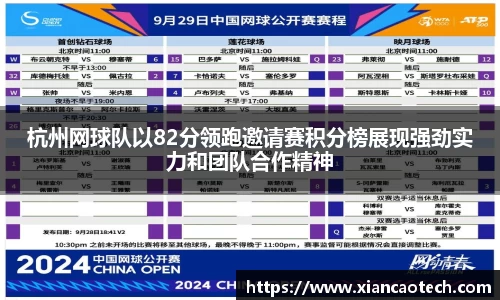 杭州网球队以82分领跑邀请赛积分榜展现强劲实力和团队合作精神